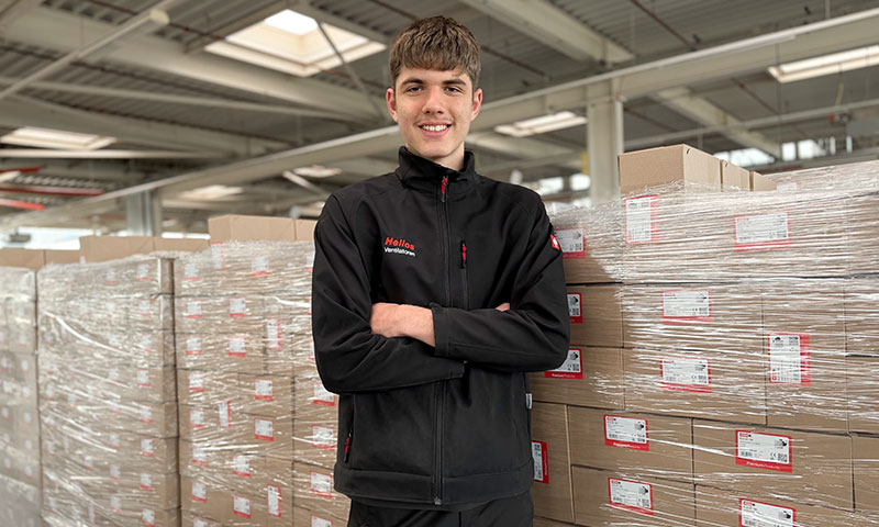 Diego, Auszubildender zur Fachkraft für Lagerlogistik