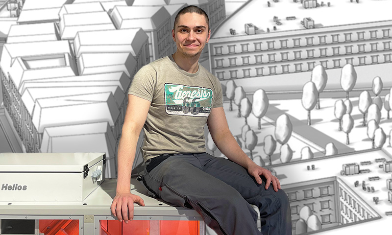 Kristian, Auszubildender zum Elektroniker für Betriebstechnik