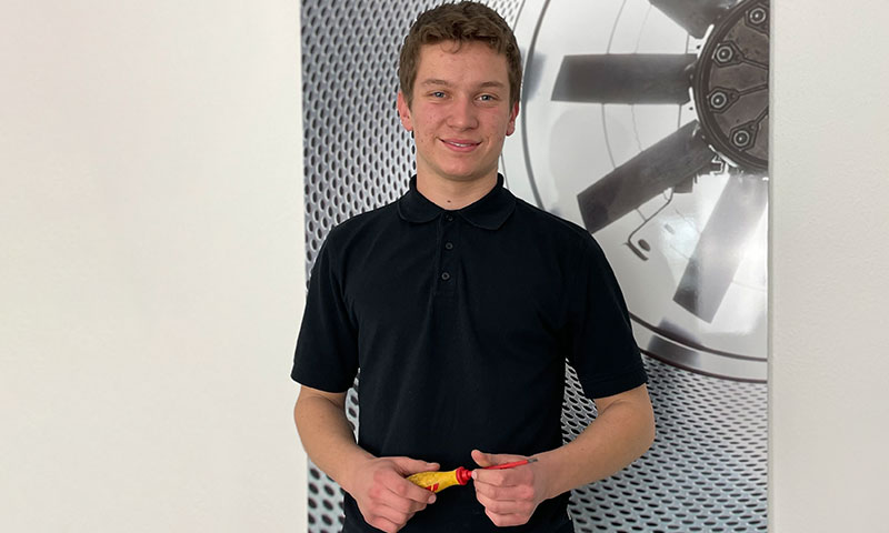 Niklas, Auszubildender zum Elektroniker für Betriebstechnik