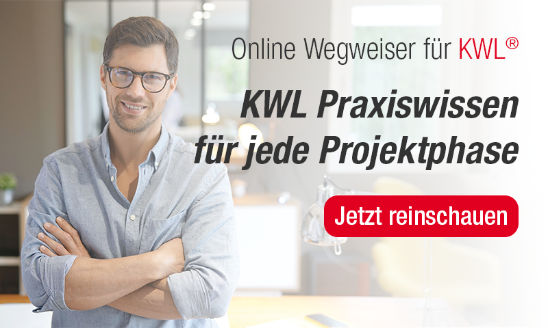 Zum Online Wegweiser für KWL: Praxiswissen für jede Projektphase