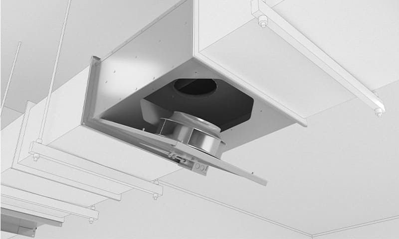 Rectangular duct fans