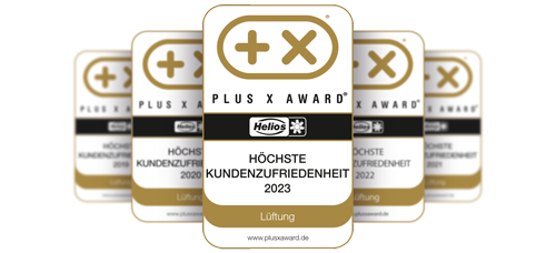 PlusX Awards Helios Kundenzufriedenheit