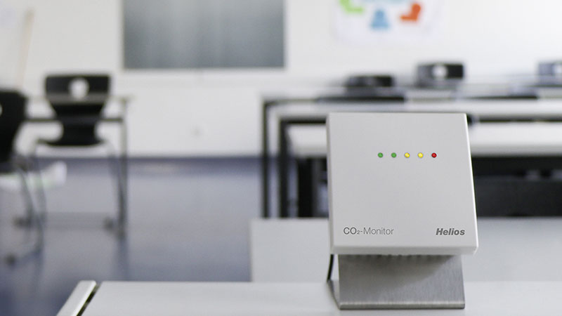 Co2 Raumsensor im Klassenzimmer